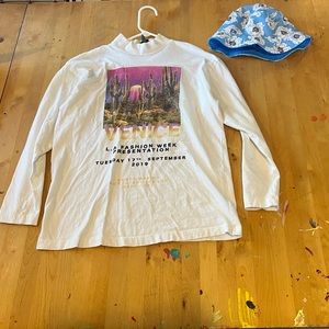 NWOT Steve Madden Women's Twill Floral Bucket Hat